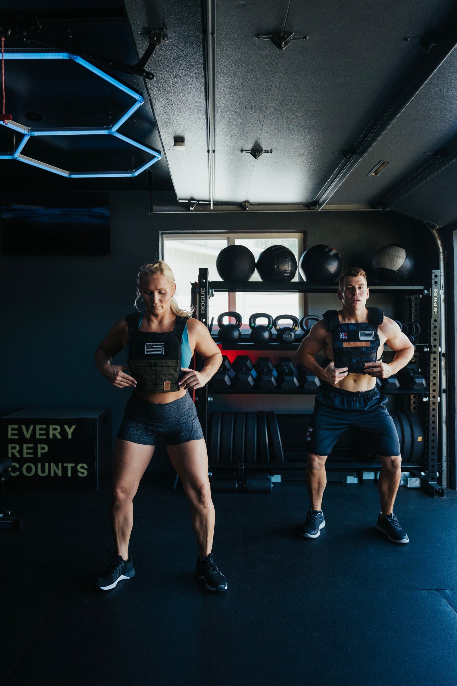 Weighted training vest running exersice 