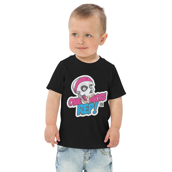 PRINTFUL 2 Toddler jersey t-shirt One more Rep