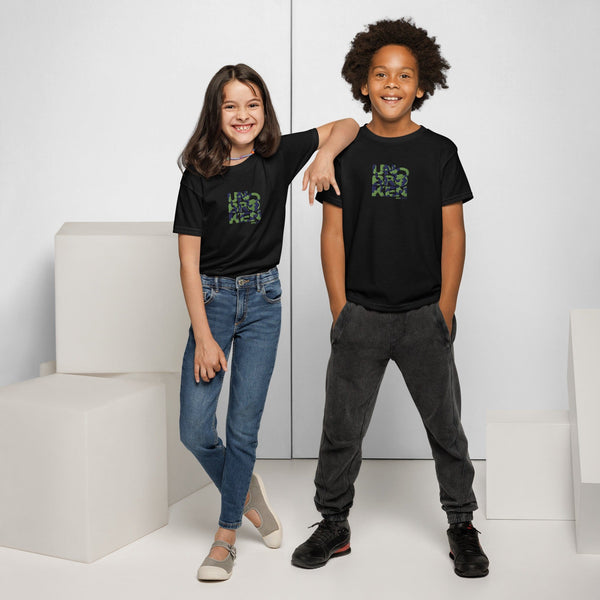 Printfull Black / XS Youth t-shirt