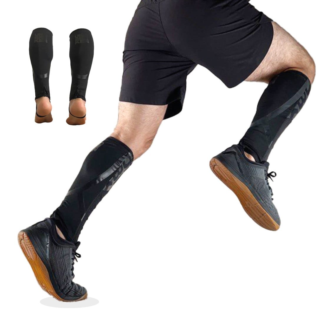 UNBROKENSHOP.com Cross Training shin calf compression support Shin Sleeves Pro Black
