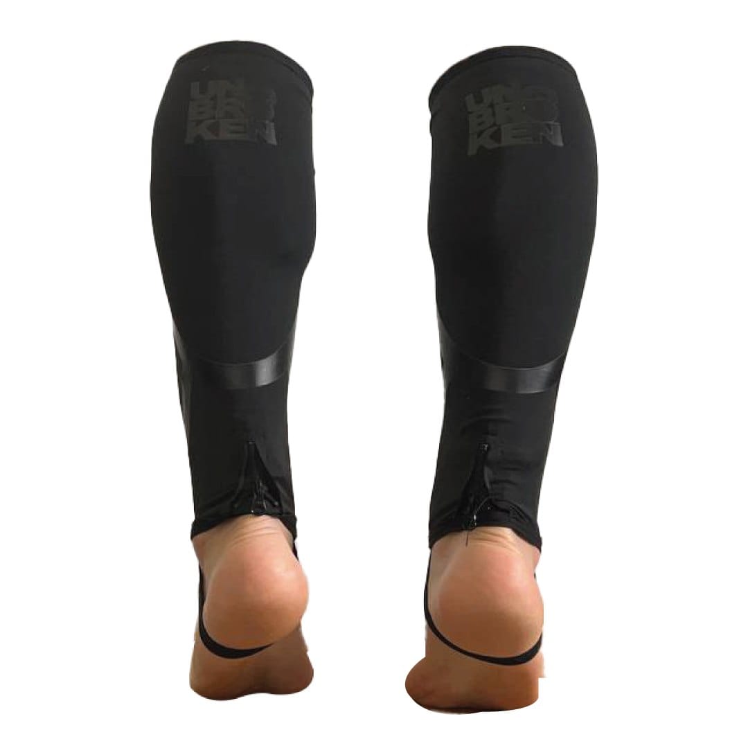 UNBROKENSHOP.com Cross Training shin calf compression support Shin Sleeves Pro Black