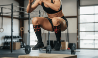 UNBROKENSHOP.com Cross Training shin calf compression support Shin Sleeves Pro Black