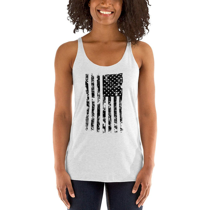 Unbrokenshop Women's Tank American Flag - UNBROKENSHOP