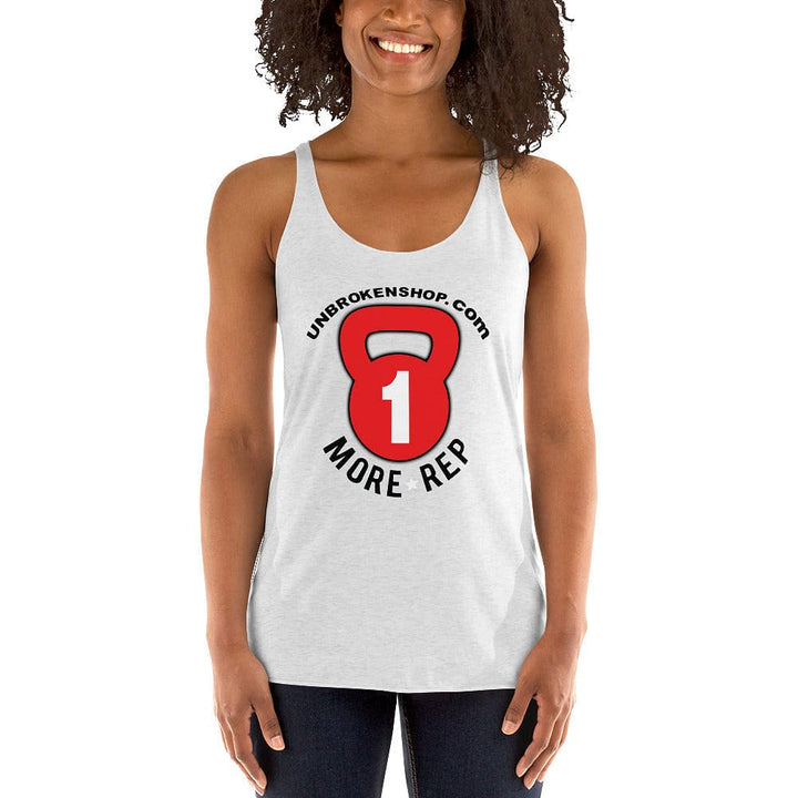 Unbrokenshop Women's Tank One More Rep - UNBROKENSHOP