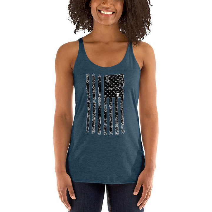 Unbrokenshop Women's Tank American Flag - UNBROKENSHOP