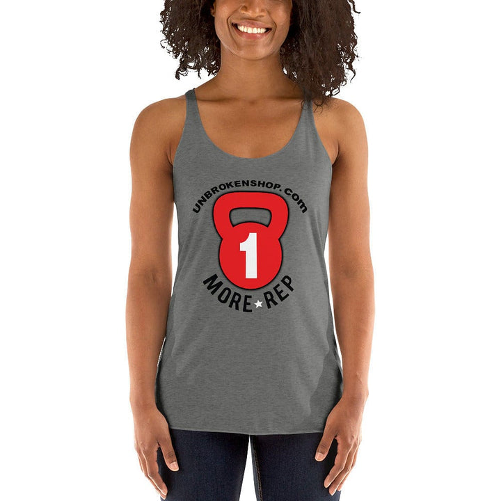 Unbrokenshop Women's Tank One More Rep - UNBROKENSHOP