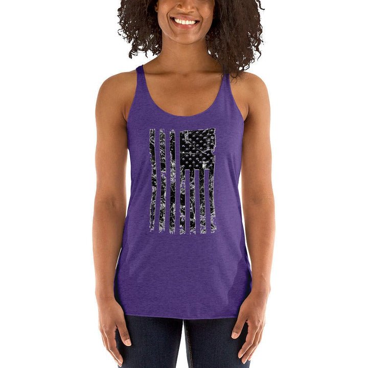 Unbrokenshop Women's Tank American Flag - UNBROKENSHOP