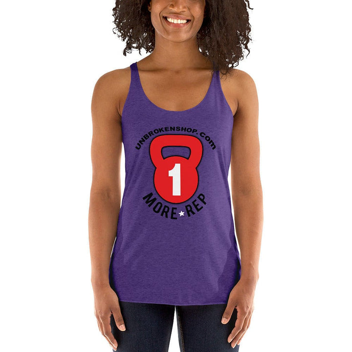 Unbrokenshop Women's Tank One More Rep - UNBROKENSHOP