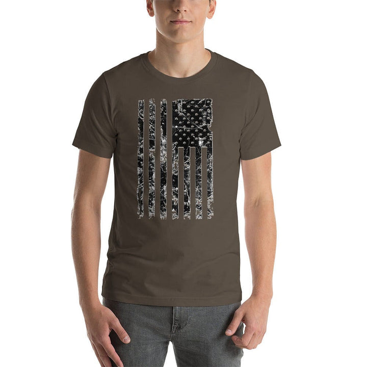 American Flag Short-Sleeve Unisex T-Shirt - UNBROKENSHOP