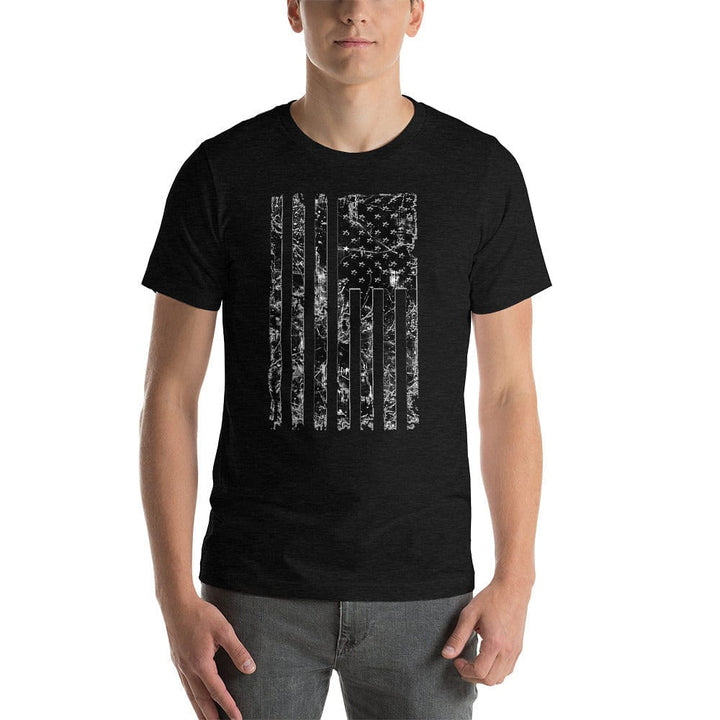 American Flag Short-Sleeve Unisex T-Shirt - UNBROKENSHOP