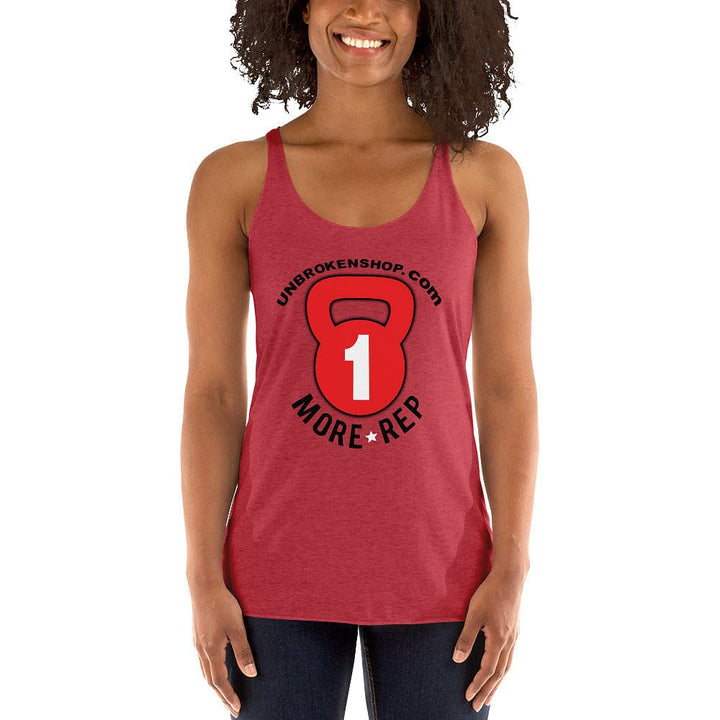 Unbrokenshop Women's Tank One More Rep - UNBROKENSHOP