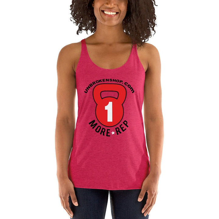 Unbrokenshop Women's Tank One More Rep - UNBROKENSHOP