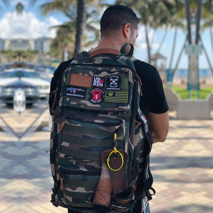 UNBROKENSHOP Camo Backpack Camo