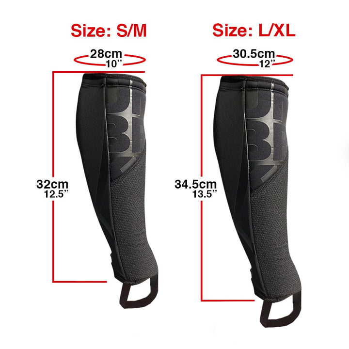 UNBROKENSHOP Cross Training shin calf compression support Shin Sleeves Pro Black