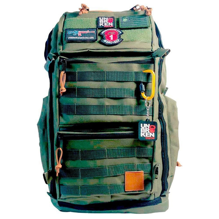 UNBROKENSHOP Green Backpack Green