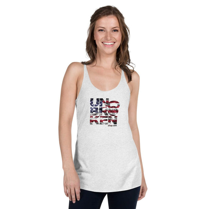 WOD Tank American Flag Logo - UNBROKENSHOP