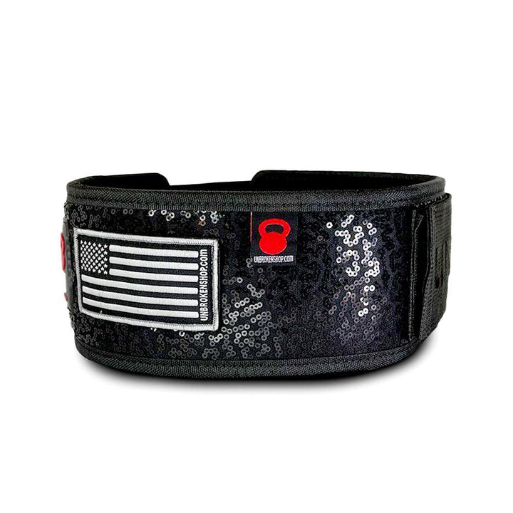 UNBROKENSHOP Nylon Weightlifting Belt Weightlifting Nylon Belt Sparkle