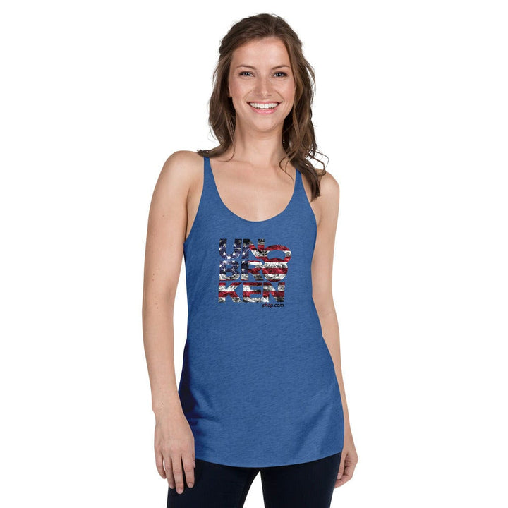 WOD Tank American Flag Logo - UNBROKENSHOP