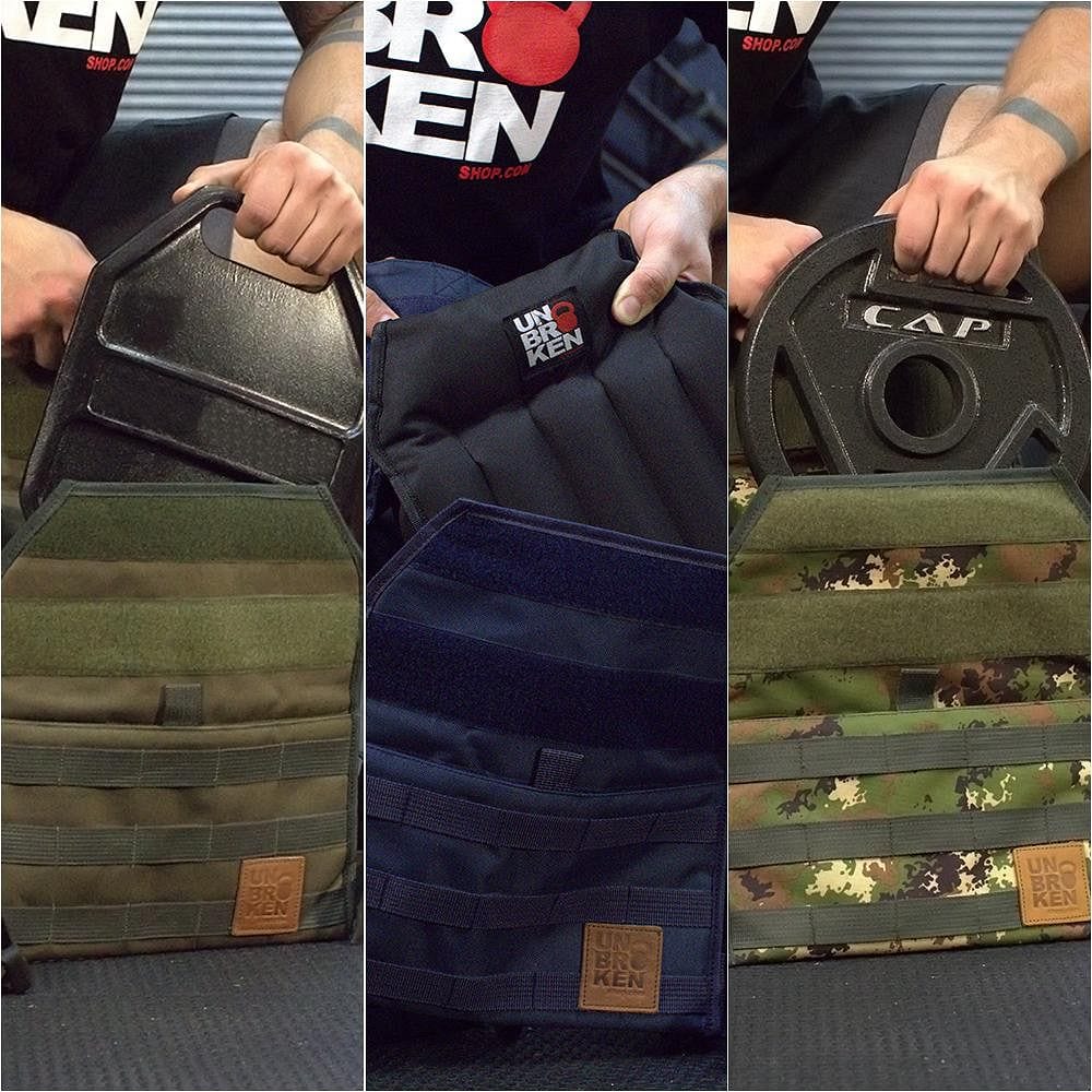 Unbroken Design Weighted Vest : Classic weight vest + Sand Plates – PKGI