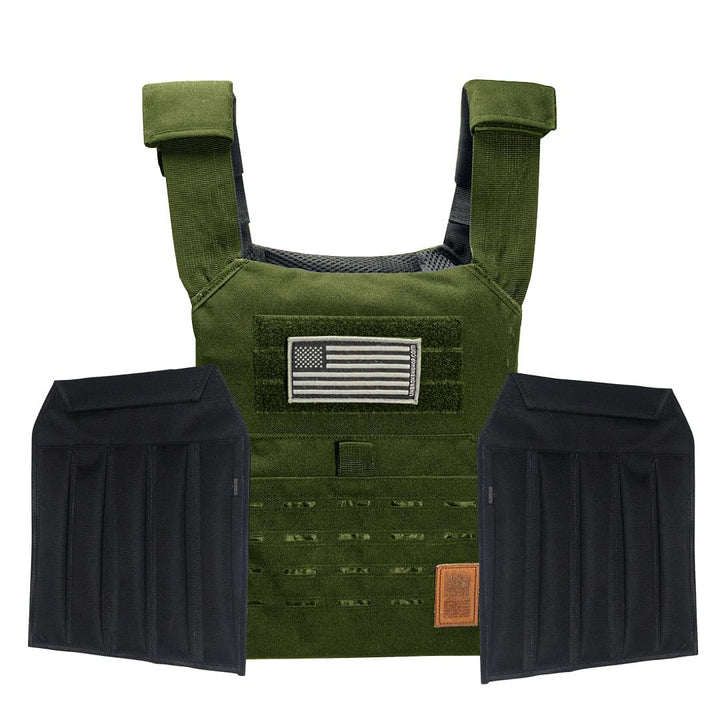 UNBROKENSHOP Weight Vest Green New Speed Weight Vest + Sand Plates