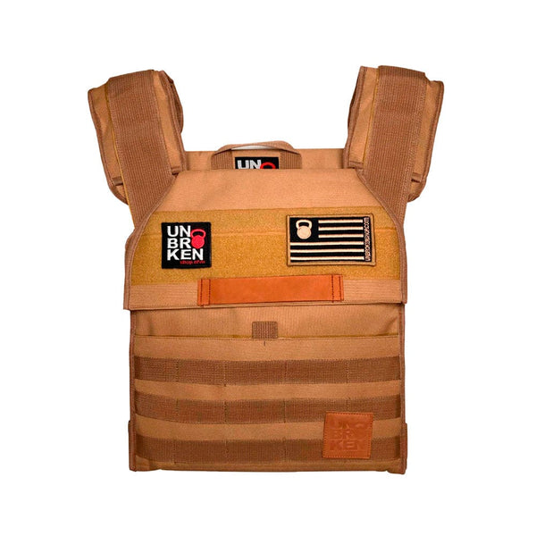 UNBROKENSHOP Weight Vest Tan Classic weight vest