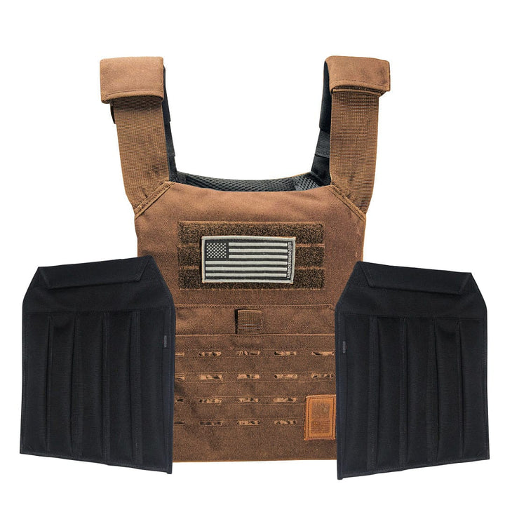 UNBROKENSHOP Weight Vest Tan New Speed Weight Vest + Sand Plates