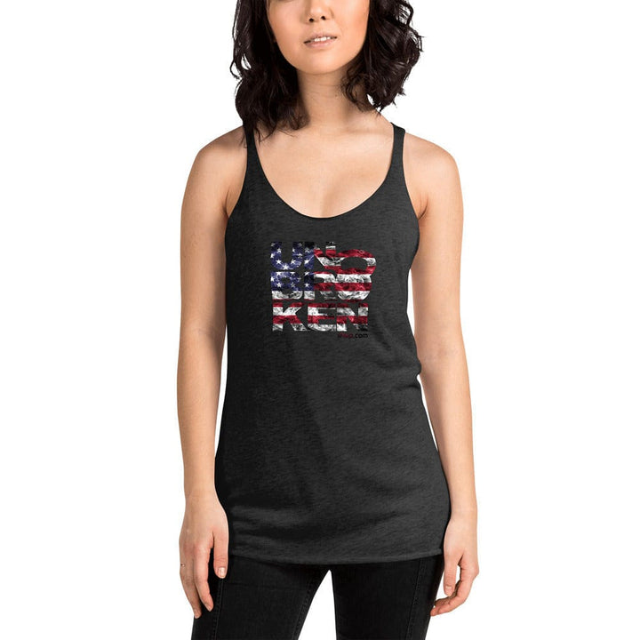 WOD Tank American Flag Logo - UNBROKENSHOP