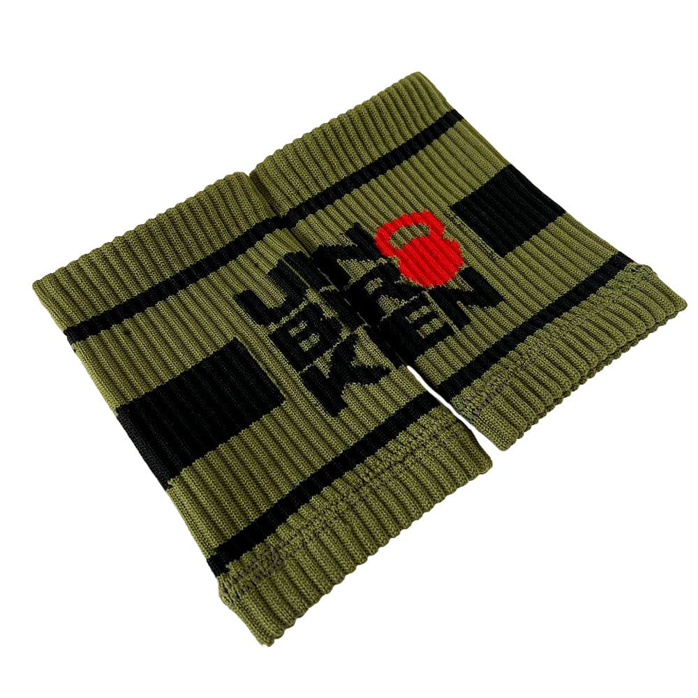 UNBROKENSHOP Wrist wraps Green Sweat wristbands