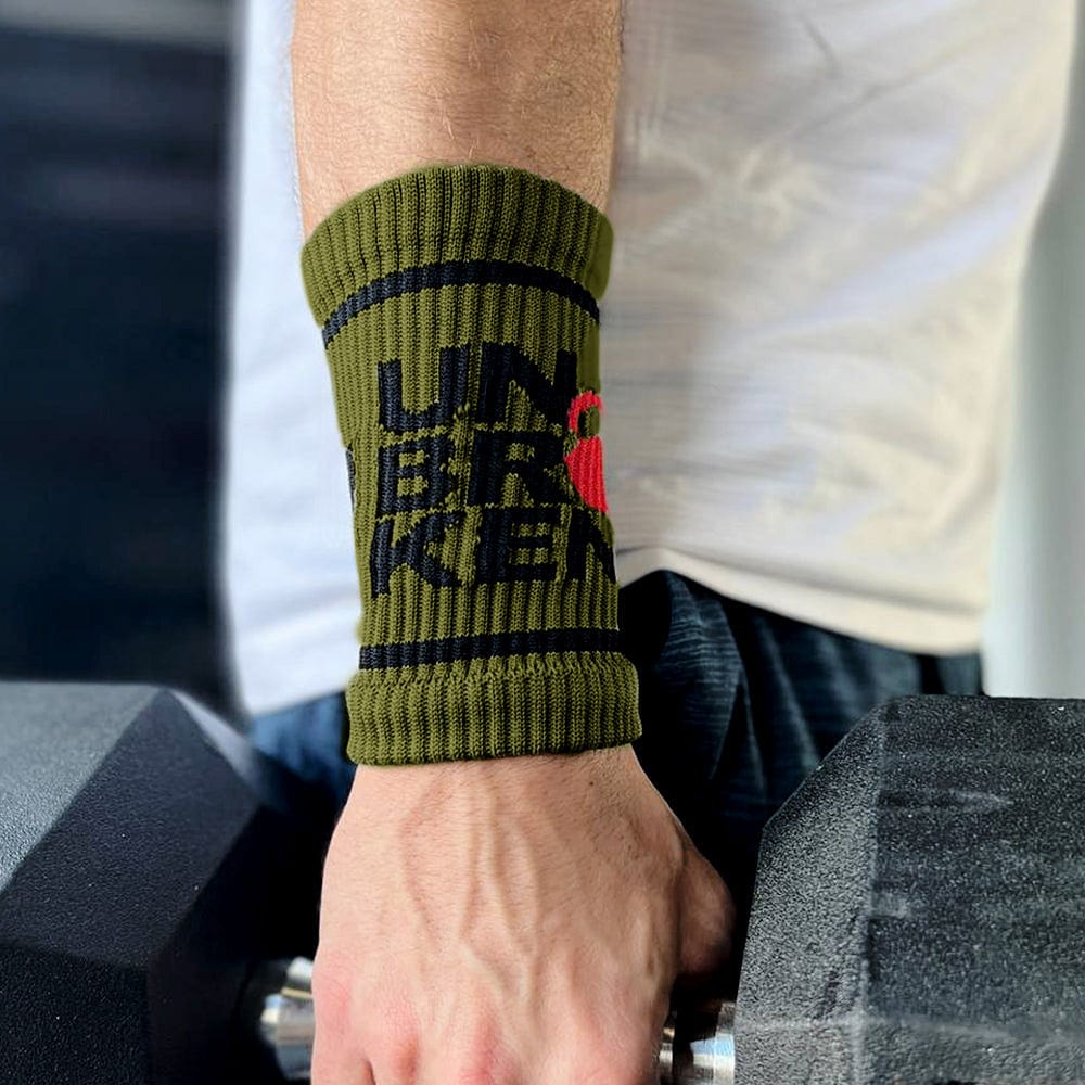 UNBROKENSHOP Wrist wraps Sweat wristbands